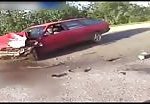 Violent motorcyclists and car crash in russia 2