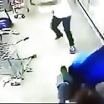 Man stabbed in supermarket 1