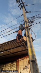 Cable thief died of electrocution 3