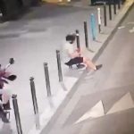 Man falls perfectly on a pole, impaling himself 3