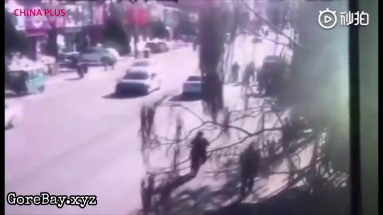 Car crashes into a crowd of kids 14
