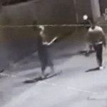 Drunk bully charges a guy with a rifle 3