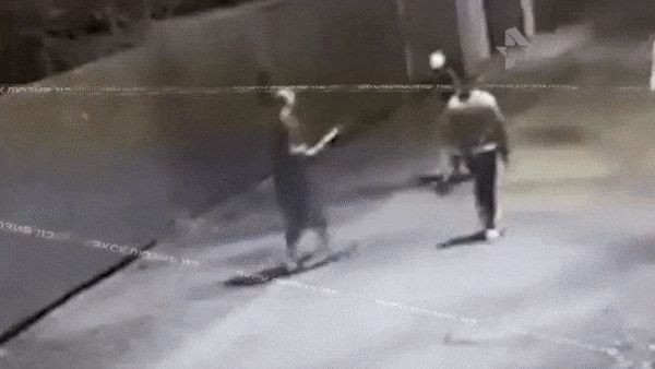Drunk bully charges a guy with a rifle 15