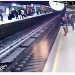 Guy lays down over train track to commit suicide 2