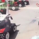 Salesman squashed by a tractor in a test drive 2