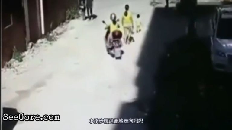 Forklift runs over a little kid 26