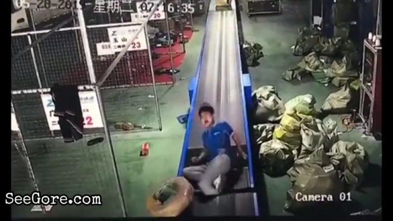 Factory machine slowly sucking a young guy 22