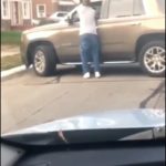 Man attacks a girl driver, breaking his own leg 5