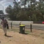 Racing car slides and crashes at a track corner 2