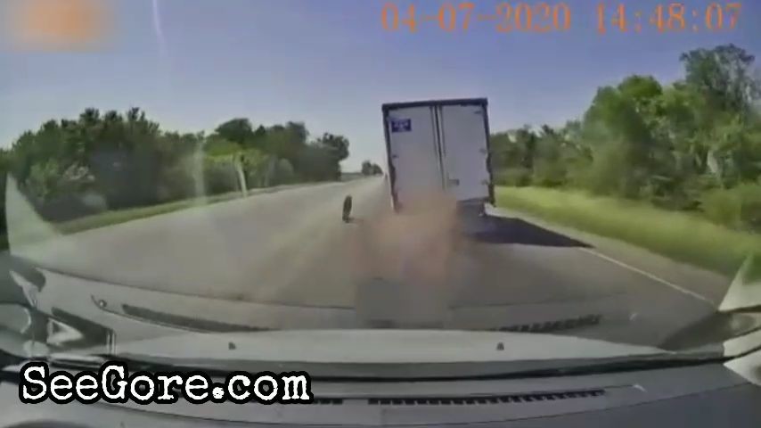 Tyre causes a car to front flipping 7