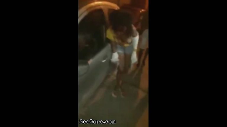Skank with saggy tits got clubbed 14