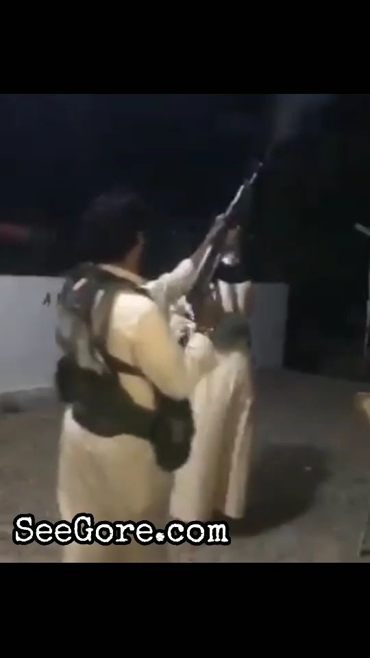 Gun shot against teammate at a terrorist camp 7