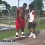 Big guy snaps his ankle trying to skateboarding 4