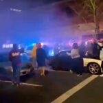 Tacoma police SUV plows through crowd 1