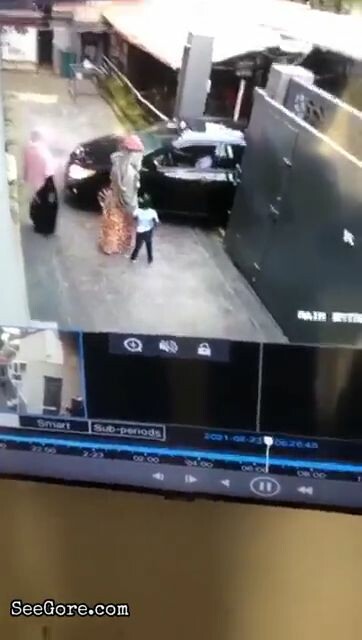 Gate crushes mom and her daughter 13