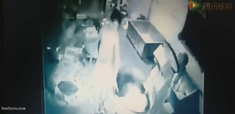Man pulled into a kneading machine 11