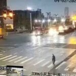 Bad timing to cross the road 8