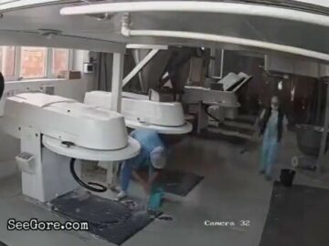 Female worker pulled into kneading machine 6