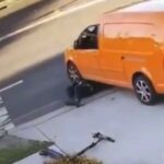 Scooter man becomes confused after being ran over 3