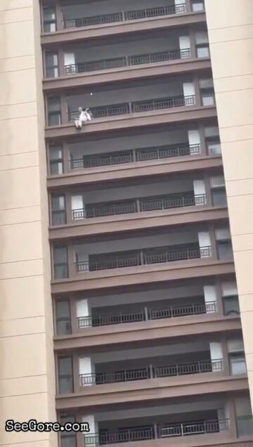 80-year-old jumps off a building 10