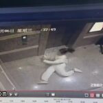 Woman falls and hit building corner 1