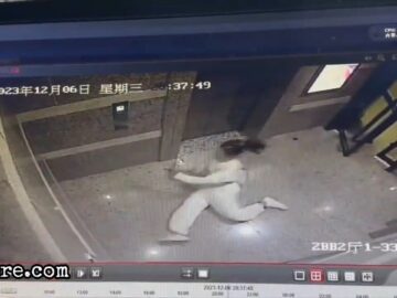 Woman falls and hit building corner 7