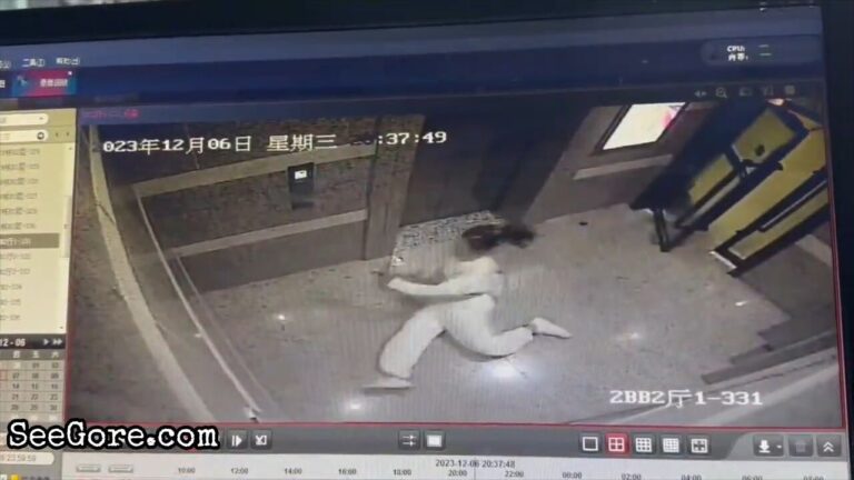 Woman falls and hit building corner 16