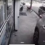 Car falling from above, crushing a man 2