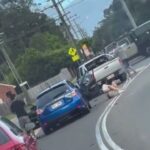 Road rage breaks a man's leg 2