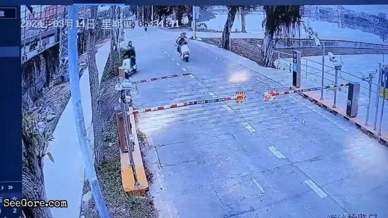 Bike does somersault out of nowhere 22