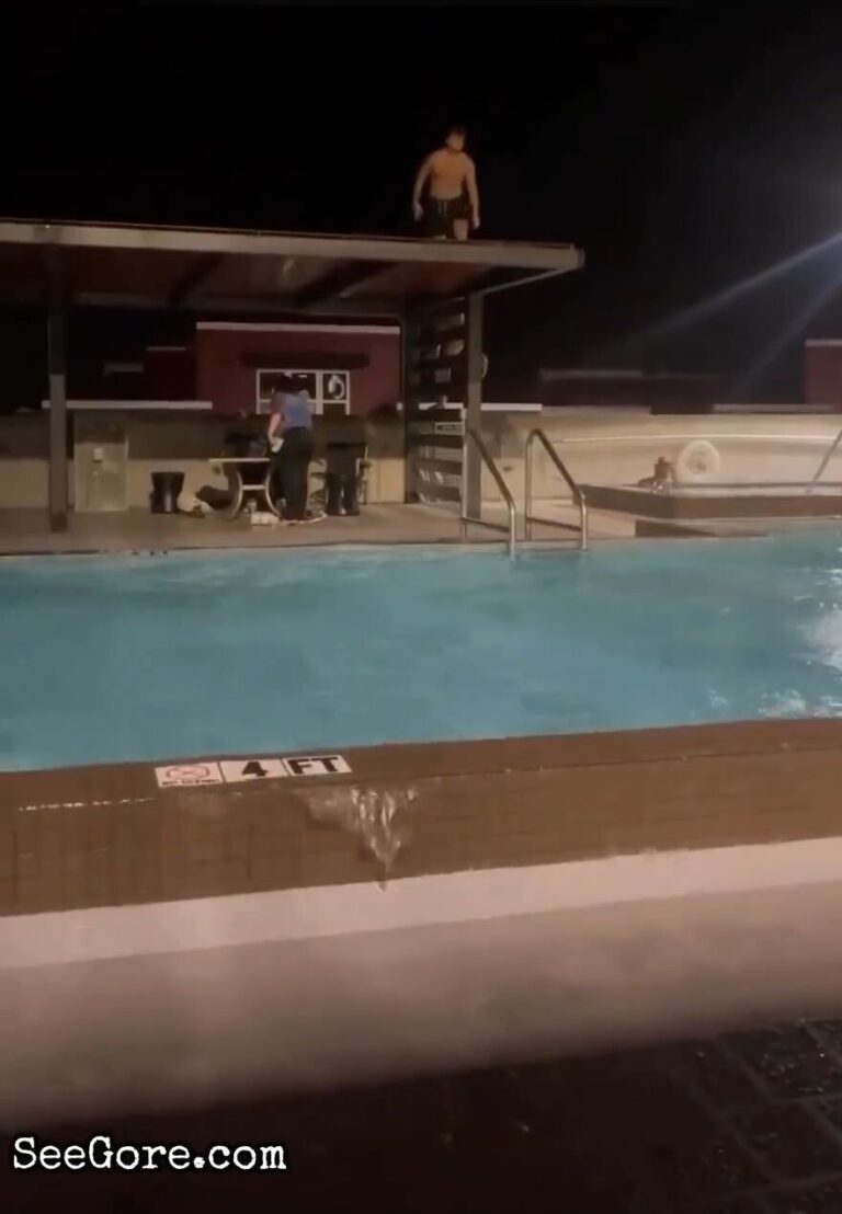Man hit his face in pool diving 17