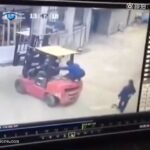 Worker crushed by a forklift 2