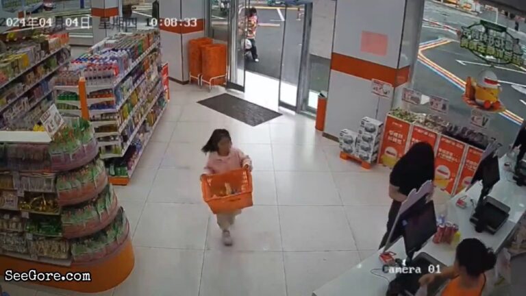 Car crashes into a woman with her kid at high speed 24