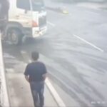 Man escapes death in truck crashing 1