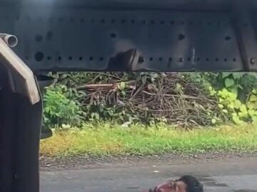 Man decapitated by a truck in Thailand 4