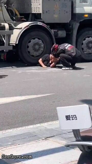 Woman Pinned Under a Cement Truck 11