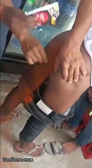 Smearing Chili Powder All Over Man's Butt and Ass Holes 1