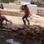 A Man Hits Colleague with a Shovel 2