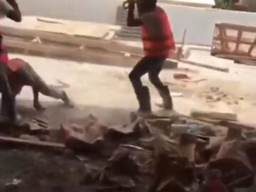 A Man Hits Colleague with a Shovel 6