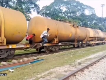 Bangladeshi Man Gets Split in Half by Train 7