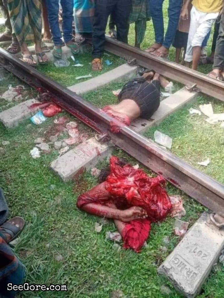 Bangladeshi Man Gets Split in Half by Train 8