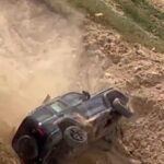 Car Rolls Downhill, Throwing its Driver Away 1