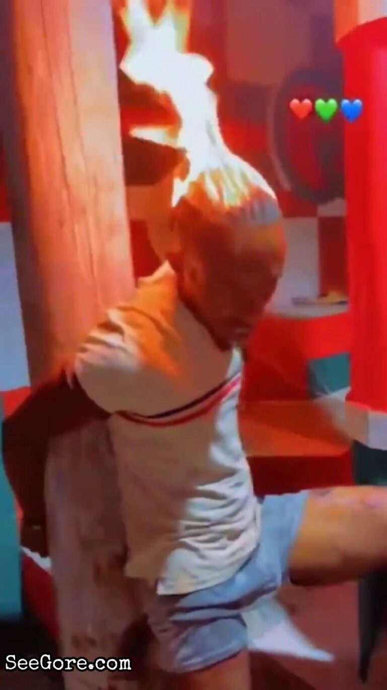 Ghost Rider Tied to a Post 3