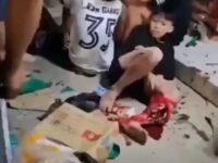 Kids Crashes and Tear the Leg of One of Them 5