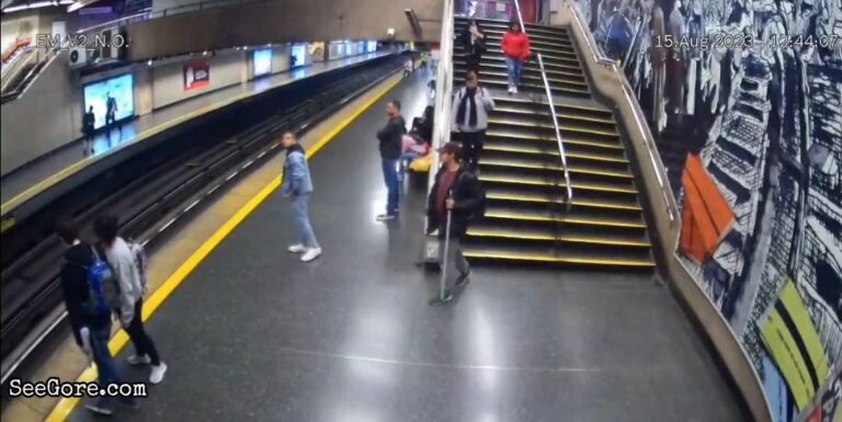 Man Jumps In Front of a Moving Train 20