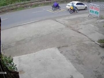 Man Falls In Front of a Moving Truck 3