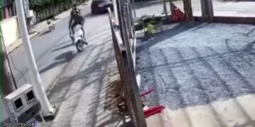 Biker Hits a Pole Head-On 14