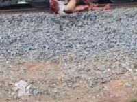 Half-Naked Woman stuck in Train Wheel But Still Alive 7