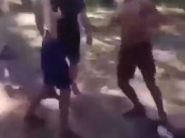 Boy Goes to Sleep After Punching the Wrong Guy 5