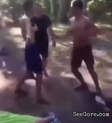 Boy Goes to Sleep After Punching the Wrong Guy 1